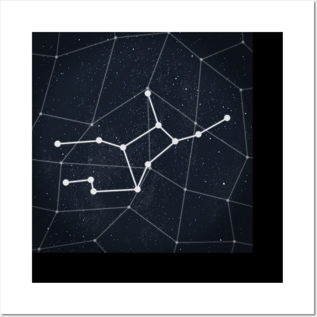 Virgo Constellation Wall Art by RAADesigns